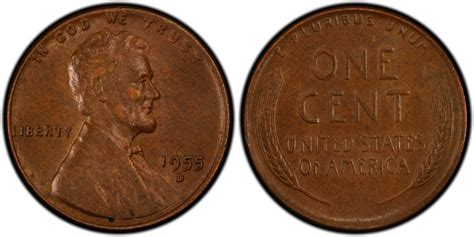Value of a 1955 d penny - 1958 1958 1C PFRDU Shop! Shop! Updated: 8/31/2014. Shop Now! See prices and values for Lincoln Cents, Wheat Reverse (1909-1958) in the NGC Coin Price Guide. View retail prices from actual, documented dealer transactions. 